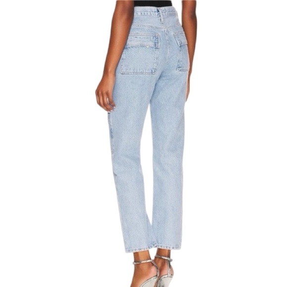 Revolve AGOLDE Cooper Cargo Jeans | Light Wash | Size 26 - Picture 3 of 12